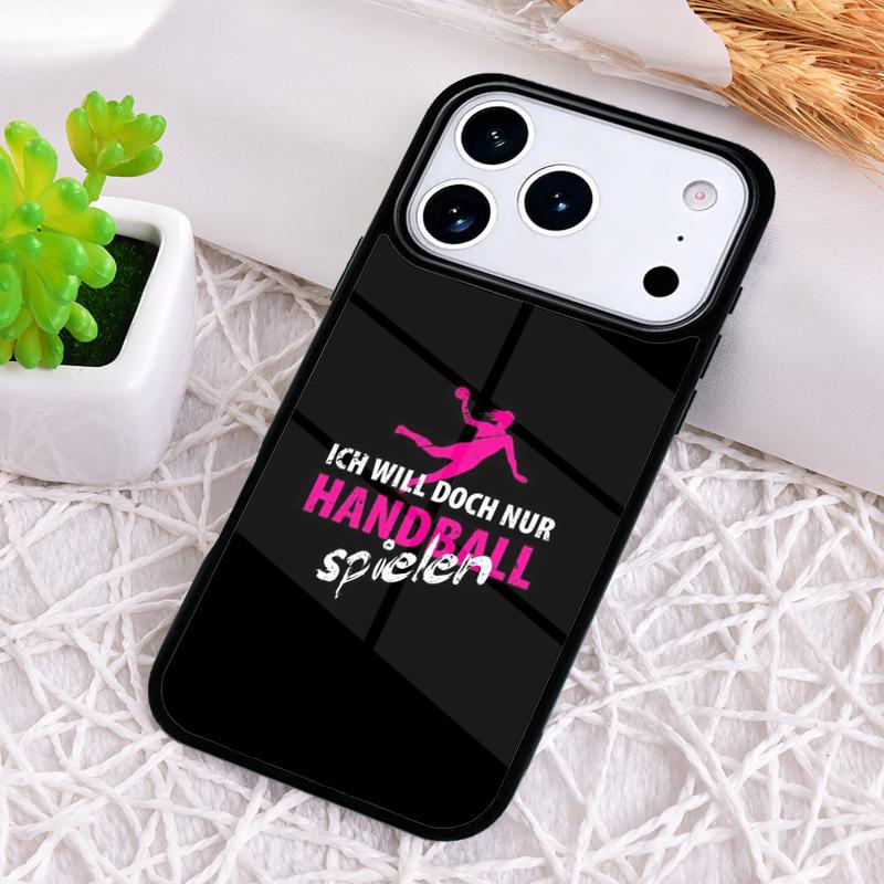 Handball Handballer Phone Case for iPhone 17 Air 16 15 11 12 14 13 Pro Max Shockproof Cover