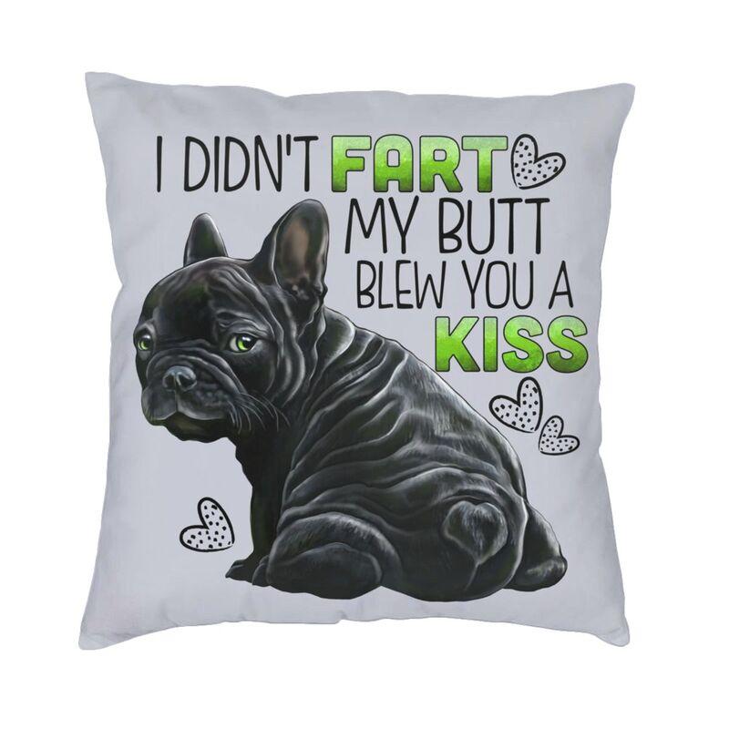 

Funny French Bulldog Modern Throw Pillow Cover Living Room Decoration Cute Frenchie Pet Sofa Cushion Case 30x30cm