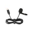 Professional Lavalier Clip On Microphone Mic for 360 X4 Phone Noise Cancelling Microphone with Easy Clip On System