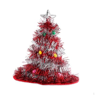Sombrero de árbol de Navidad, accesorio creativo para fotos de disfraces, decoración festiva para las fiestas