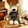 Adorable Dressed Forest Animal Plush Toy Soft Stuffed Animal Lion Fox Dubin Dog In Clothes Plushie For Kids Birthday Xmas Gift