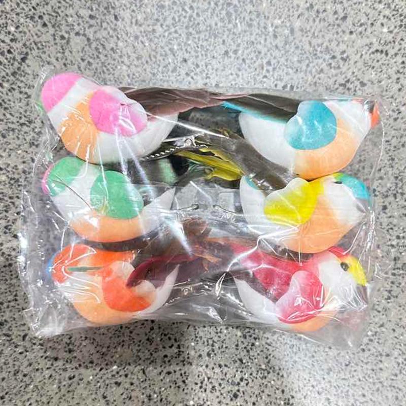 1 sztuka Urocze Sztuczne Ptaki Fałszywe Piankowe Zwierzęta Symulacja Pióra Ptaki Modele Sikorka DIY Rzemiosło Dom Ogród Ornament Dekoracja