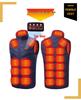 Men's Smart USB Heated Vest - Multi-Zone, Safe Electric Heating, Stand-Up Collar, Constant Temperature