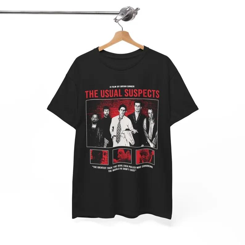 The Usual Suspects Movie Poster Graphic Tee, 90s Crime Thriller Film T-Shirt S