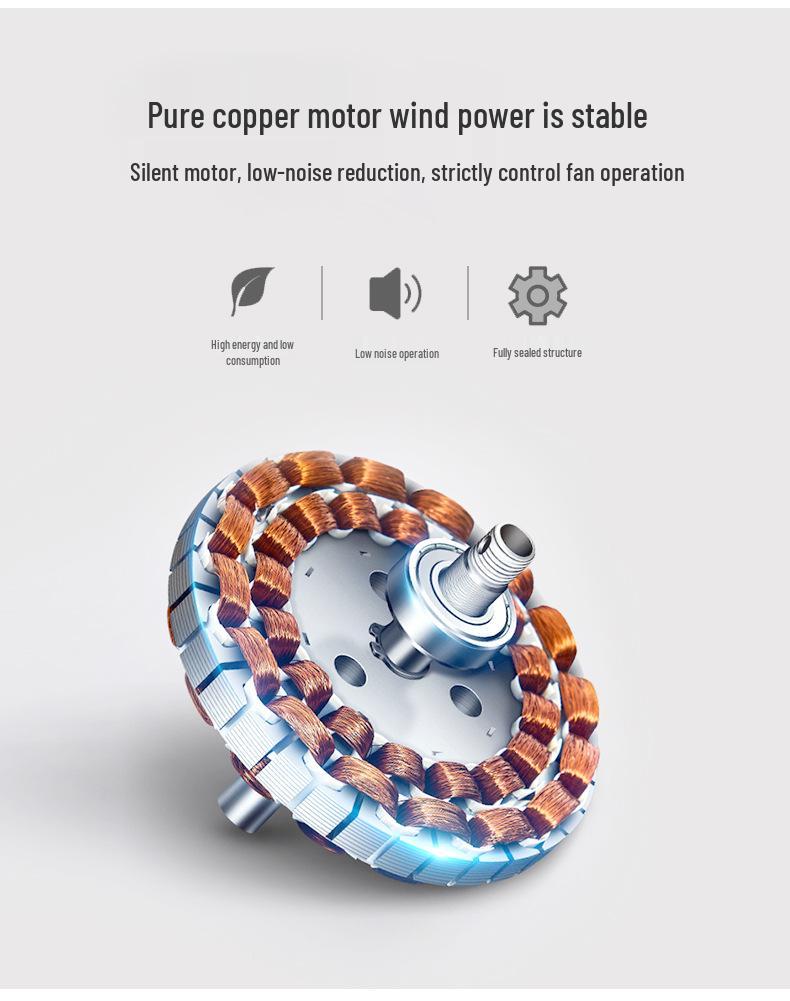 Nordic Silent Ceiling Fan Light with Wood Grain for Coffee Shop or Restaurant Decor