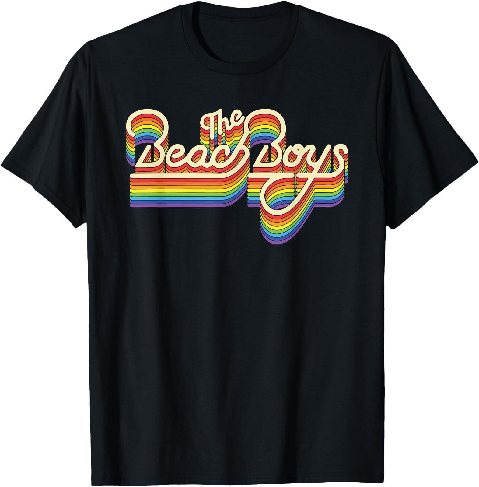 Beach Boys Circle Vibration Palm Trees T-Shirt S