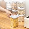 QIAOTENG Square Press-Seal Food Storage Jar
