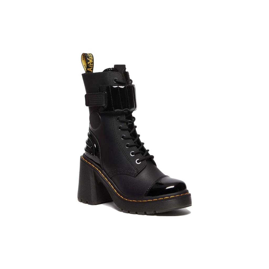 Dr. Martens Leather Outdoor Warm Short Boots Women boots Black 31006001