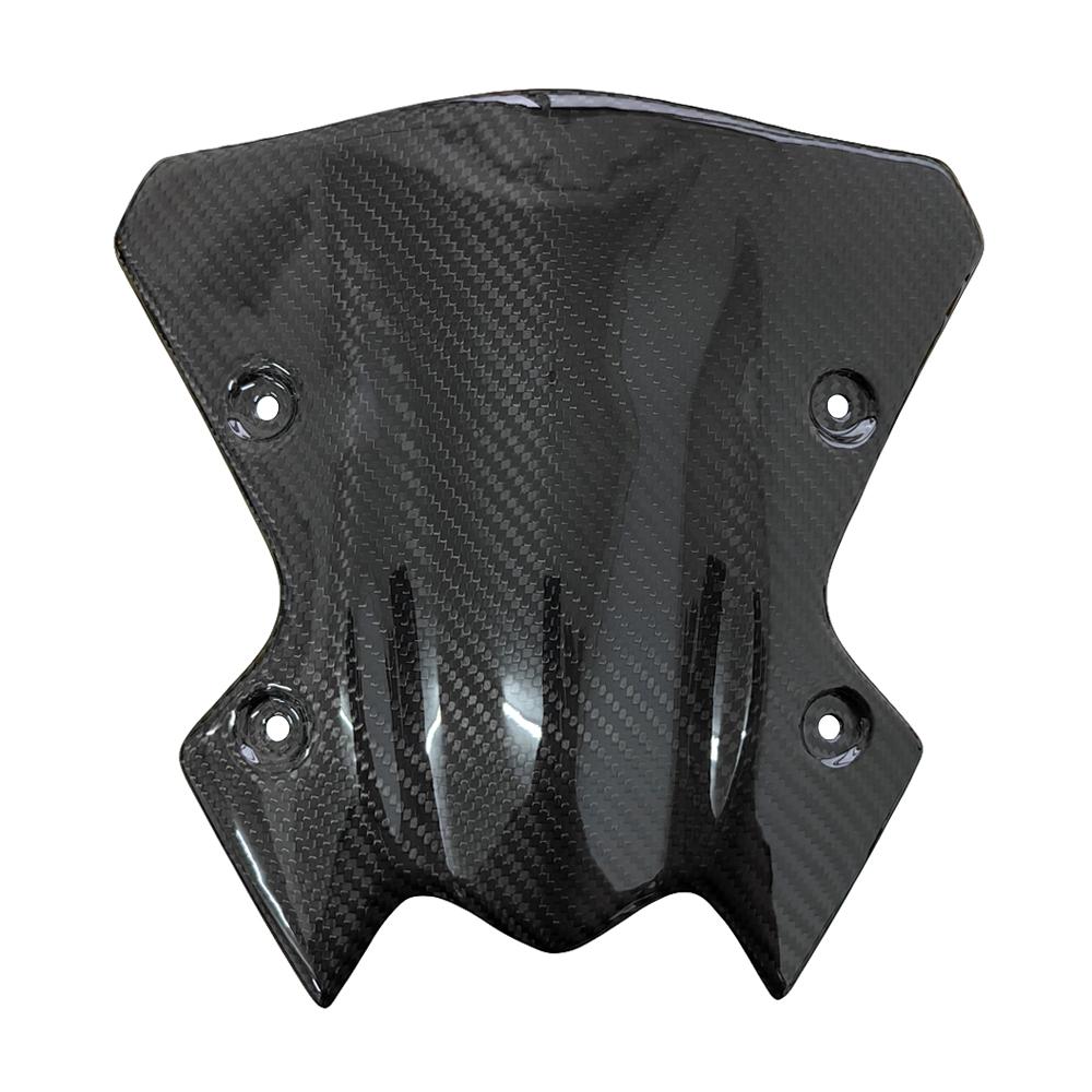 Carbon Fiber Motorcycle Windshield Fairing Trim Cover for Kawasaki Z900 2017-2023