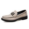 Fashion Daily Wear Spring Autumn Loafers New Men Genuine Leather Casual Shoes Soft Bottom Moccasins Non Slip Slip on Flats Driving Shoes