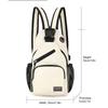 Multifunktionale Brusttasche mit Kopfhörerloch Rucksack für Damen Sling Messenger Reise Hüft Crossbody Tasche Mädchen Rucksack