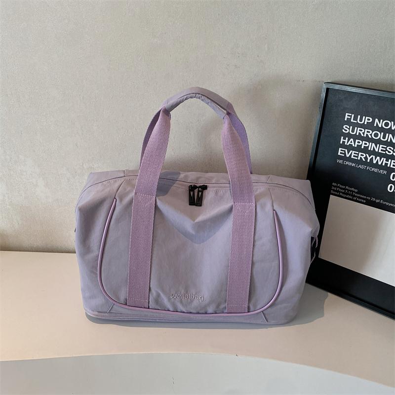 Extensible Yoga Fitness Bag Women's Travel Bag Lightweight Outdoor Canvas Storage Bag