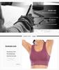 Breathable Mesh Sport Bra with Wide Straps and Stylish Back Design