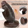 Realistic Liquid Silicone Dildo – Thick, Soft, Lifelike Design with Suction Cup, Big Dildo for Women, Couples, Hands-Free Pleasure