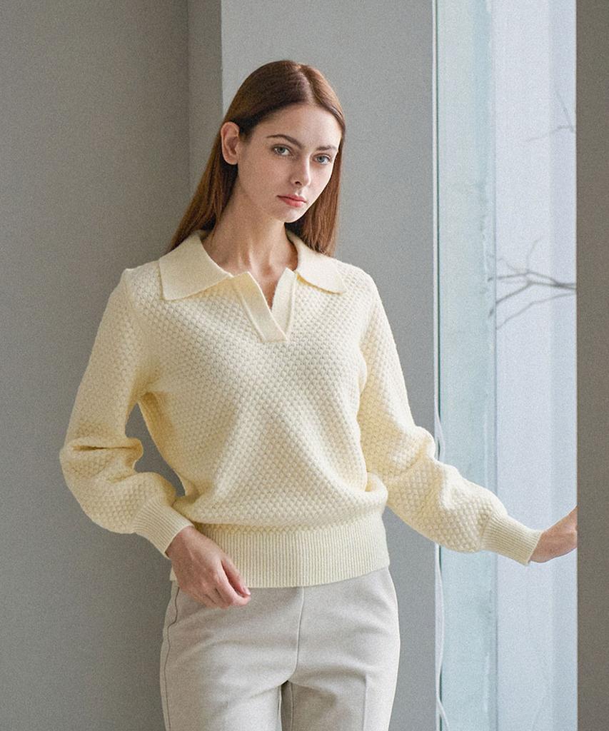 Beullangyu Soft Edge Collar Knit_3 Colors