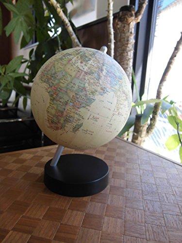 Showa Carton Tabletop Globe, 13cm Diameter, 13-CTP-K, Administrative Map, Antique Style