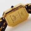 CHANEL Premiere S Watches H0001 blackDial Plated Gold/leather Quartz Analog display Women Used