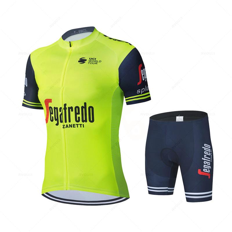 Summer Breathable Cycling Suit Set 2026 Team Cycling Jersey Set Bike Clothing Ropa Ciclismo Bicycle Wear Clothes Mens Short Maillot Culotte