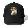 1pc Flowers Print Baseball Cap for Adults, Minimalist Retro Style Casual Soft Adjustable Dad Hat, Perfect As Gift