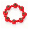 Elastic Fruit Hand Chain Colorful Stackable Bracelet Fashion 3D Resin Bead Bracelet  Party