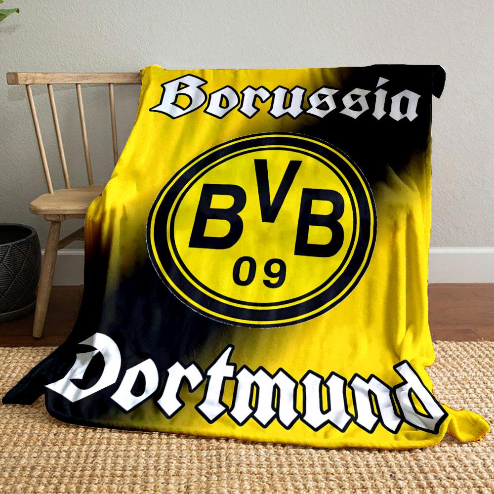 Borussia Dortmund BVB Logo Blanket print blanket soft and cozy perfect for the living room bed sofa or a nap,gift