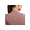 Nike Solid Color Round Neck Casual Long Sleeve T-Shirt Women Tops Pink FN3023-208