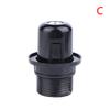 (YY)1Pc 2026 New E27 Bakelite Self-locking Light Body with Zipper Switch Lamp Base E27 Full Tooth Lamp holder with Push Button
