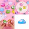 Cartoon Rabbit Chick Plastic Semi Circle Mini Animal Car Toy Parent Play Child