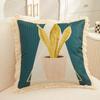 Business Gift Souvenir Linen Digital Printing Tassel Back Pillow Bedside Pillow