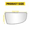 Lower Mirror Glass Lower Passenger Side For 2015- Ford Transit-150 FO1324149