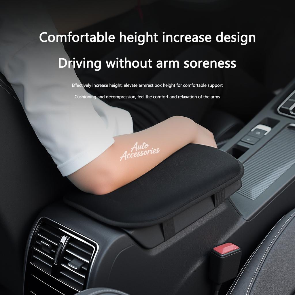 Car Plush Armrest Pad For Porsche Cayenne Panamera Macan 911 918 Taycan Boxster Cayman HighDensity Sponge Center Console Cushion FE3