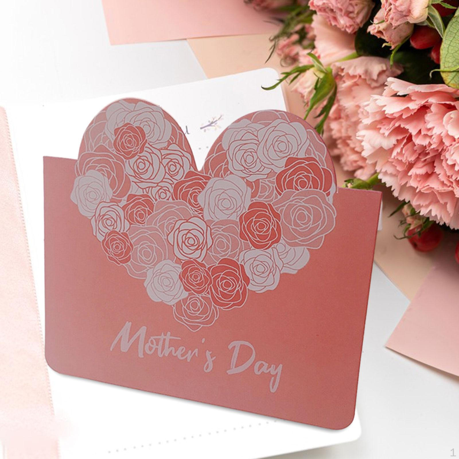 Подарки маме, открытка на день матери, бумага, маме от дочки, маме Style A