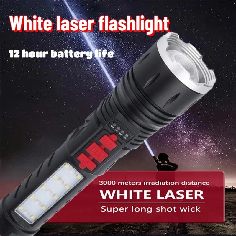 Lampe Torche LED Ultra Puissante Rechargeable USB - Lampe de Poche
