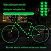 Colorful Reflective Wheel Stickers for Bikes and Motorcycles - Safety Fluorescent Strips
