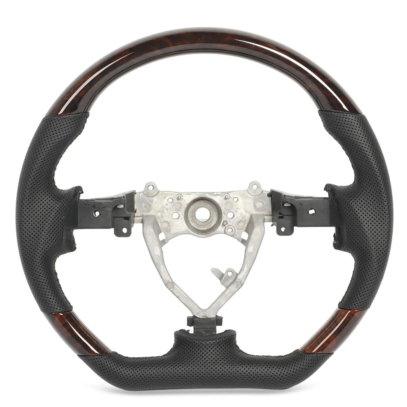 

Auto Hydro‑Dip Steering Wheel Enhanced Grip Flat Bottom Steering Wheel Easy Installation Stylish for FJ Cruiser 2007 To 2017