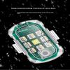 1Pcs Wireless Remote Led Strobe Decorative Light Rgb Colorful Vibration Sensing Warning Signal Light For Motorcycle Car