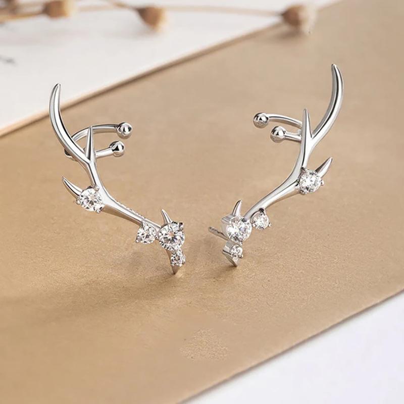 Female Fashion Personalized Antlers Earrings