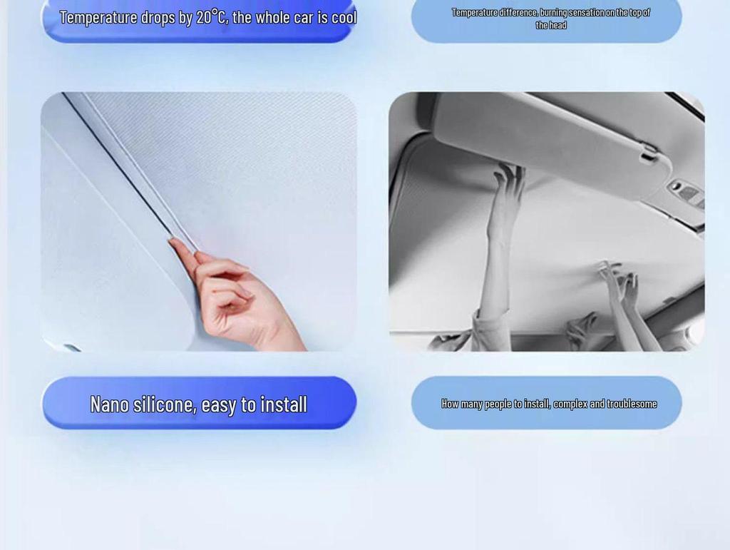 ARCFOX Alpha T5/Koala S/S5 Panoramic Sunroof Sunshade Curtain - Heat Insulating Protection Accessory