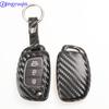 Jingyuqin Carbon Silicone Key Fob Shell Cover Case For Hyundai Creta I10 I20 Tucson Elantra Santa Fe 2016 2017 2018