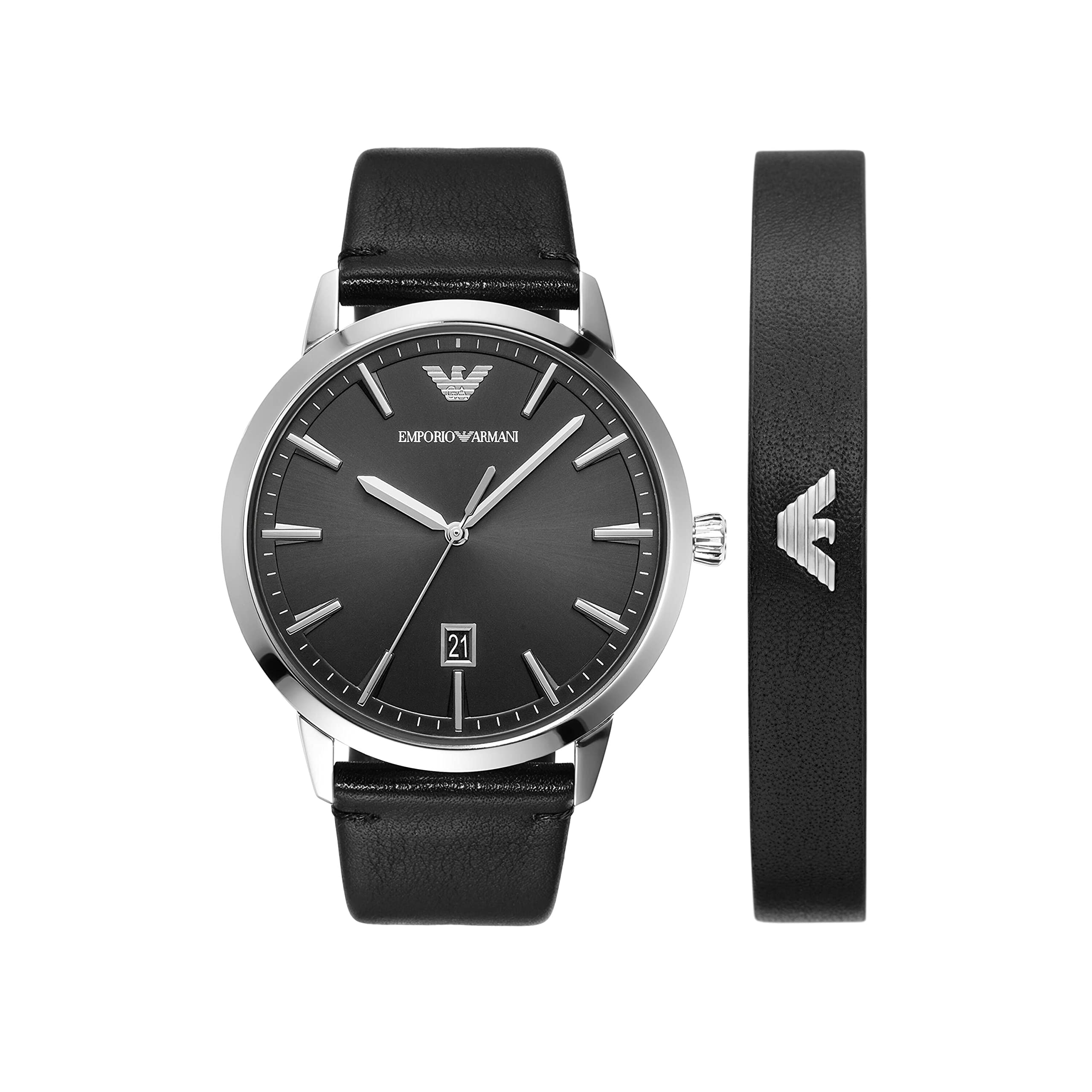 

AR80064SET Black [Emporio Armani] Men s Watch, чорний