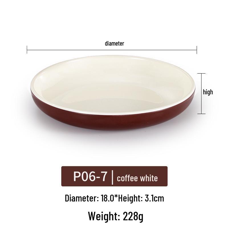 Melamine Rectangular Plate for BBQ & Side Dishes - Imitation Porcelain Tableware