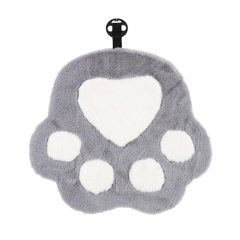 Cat Paw Car Seat Cushion Plush Cartoon Cat Claw Seat Pad for Car Interior Decoration Kids Chair Home Office Comfort