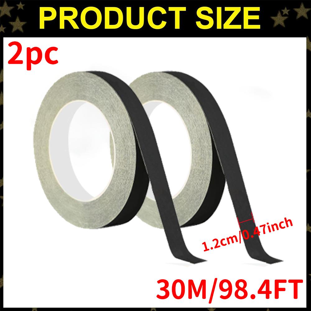 Acetate Tape for Electrical Insulation 30M Black Adhesive Cloth Tape for LCD Screen Wire and Automotive Repair
