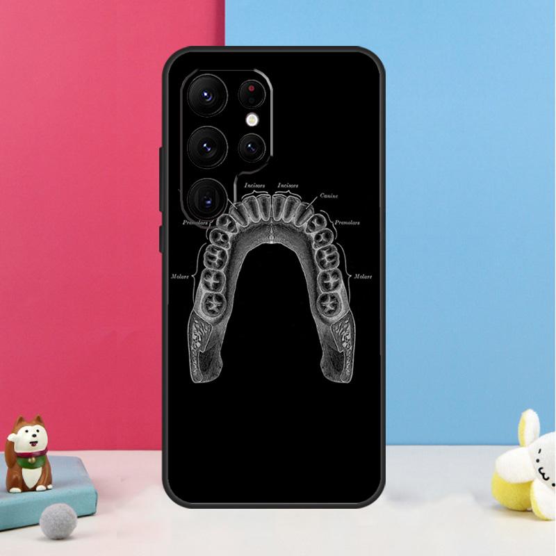 Zahnarzt Zahndose Für Samsung Galaxy S25 S26 Ultra S20 S21 S22 S23 S24 S10 Plus S25 FE Rückabdeckung Schale