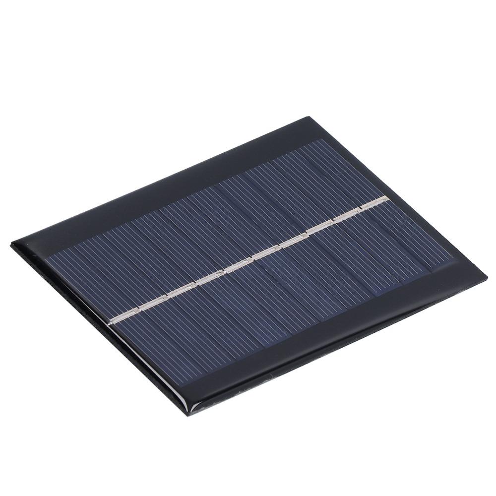 2PCS 1W 5V Solar Panel Module 200MA Mini Polysilicon Solar Panel Battery Charger High Conversion Efficiency
