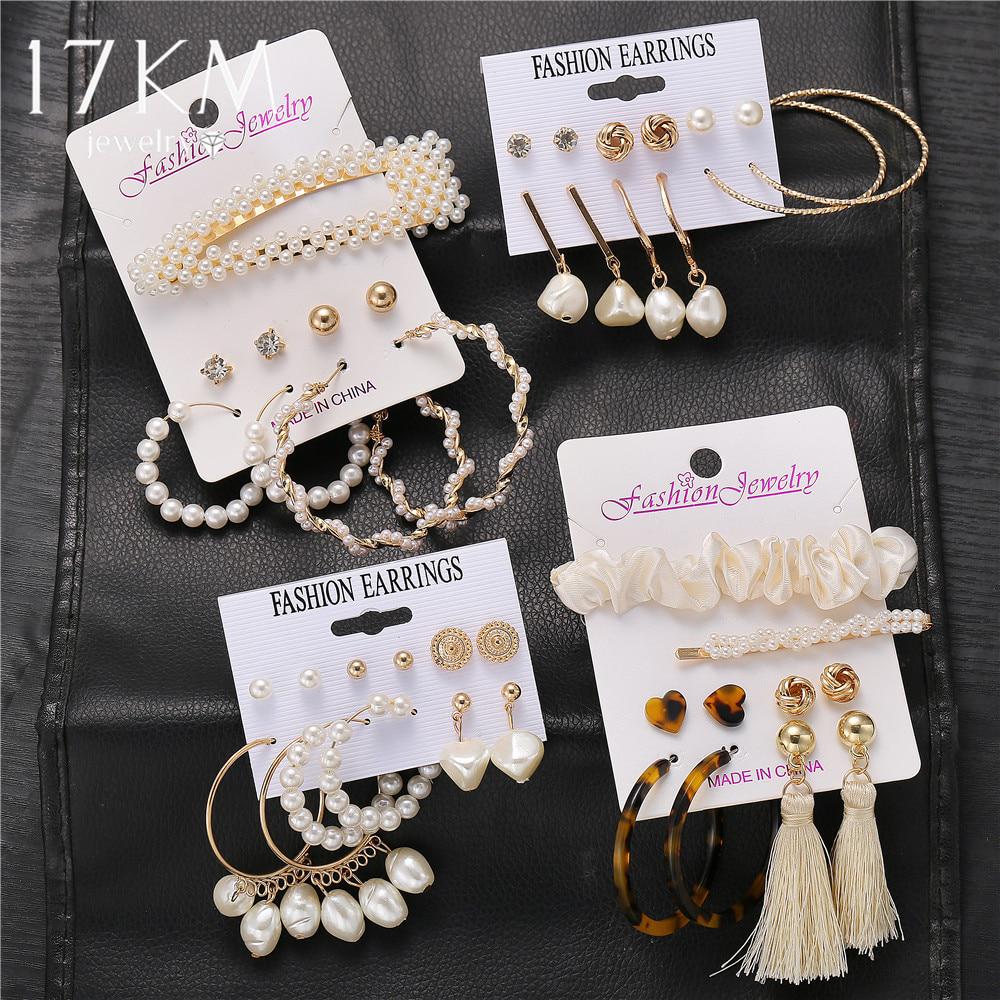 Fashion Beads Bohemia Necklace Earrings Set Women Wedding Party Gift Jewelry HQ