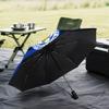 Leicester City Football Club Automatic Folding Umbrella - 8-Rib Travel Umbrella with Auto Open/Close & Portable Gifts for holidays or birthdays