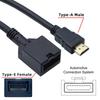 cablecc HDMI Female to 4K Male Video and Audio Automotive Grade Connectors 1.4 Type-E Type-A Cable, 50cm,