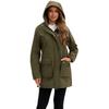 Women’s Trenches Soft Shell Rainproof Hooded Coat Outdoor Hiking Jackets Autumn Winter Windbreakers Zip Up Windcheaters