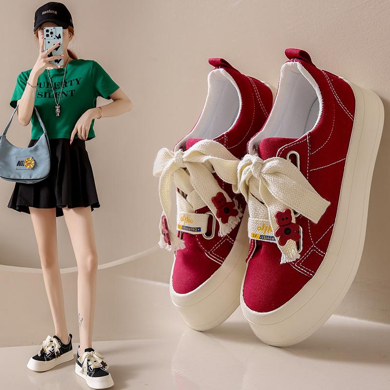 Fashion Style Canvas Shoes for Women Summer New Versatile Student Breathable Running Sneakers Casual Shoes for Women